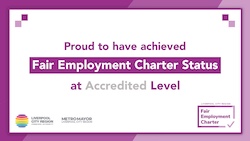 Fair Employment charter status at Accredited level